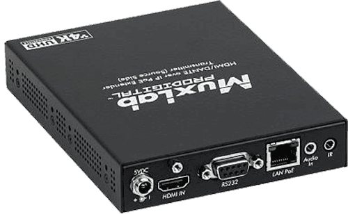 MuxLab IMU-500759-TX-DANTE - Transmisor HDMI 4K sobre IP con Dante