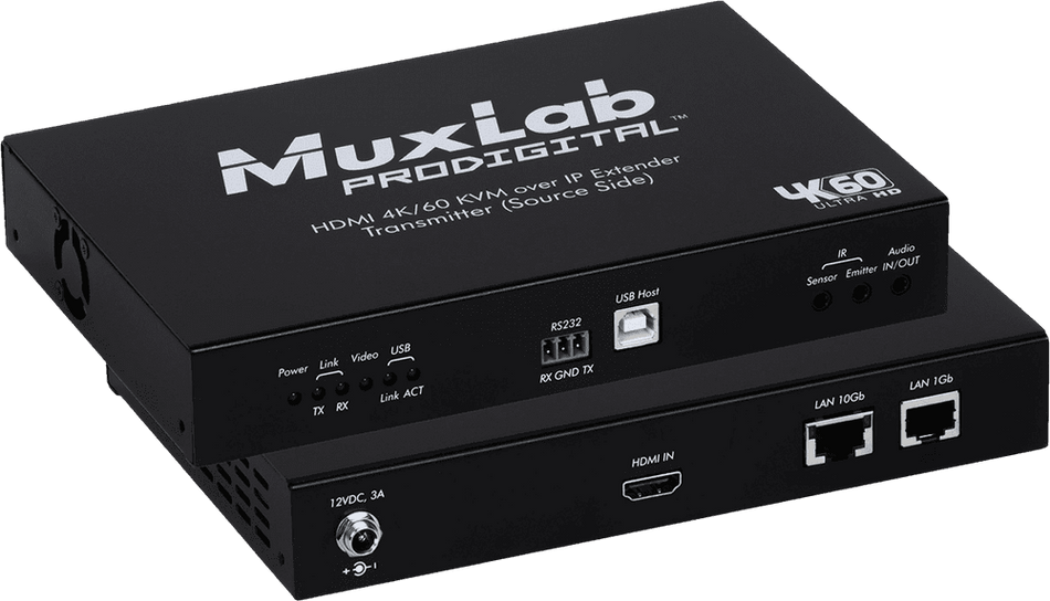 MuxLab IMU-500760-TX-KVM - Transmisor KVM sobre IP 4K/60Hz