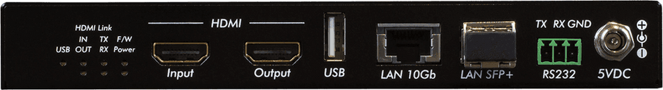 MuxLab 500766-FIBER - Transmisor AV sobre IP 4K/60 sin compresión por Fibra Óptica