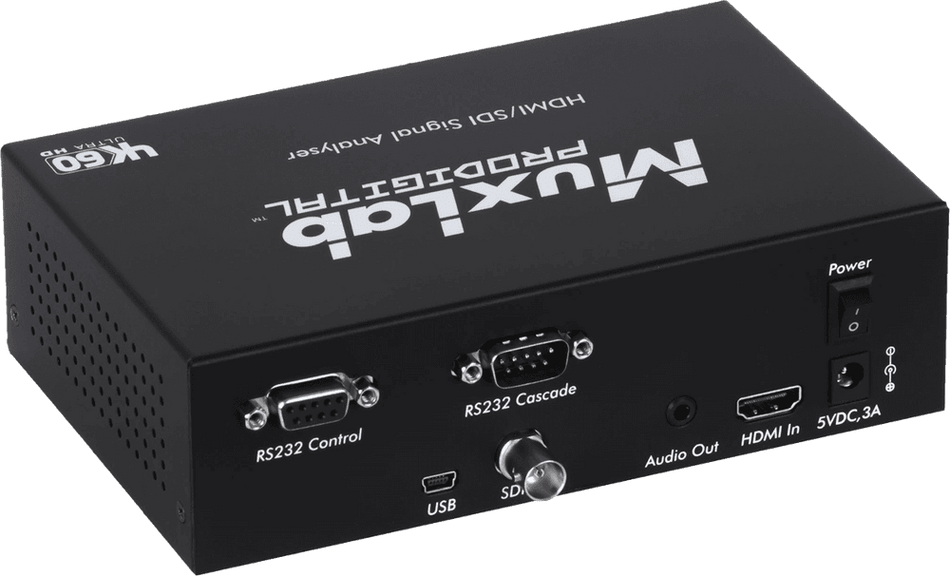 MuxLab IMU-500831 - Analizador de Señales HDMI 2.0 y 3G-SDI Profesional