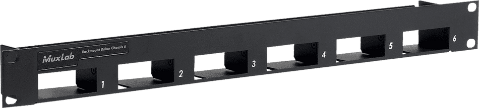MuxLab 500902 - Chasis Enrackable para 6 Baluns (2U)