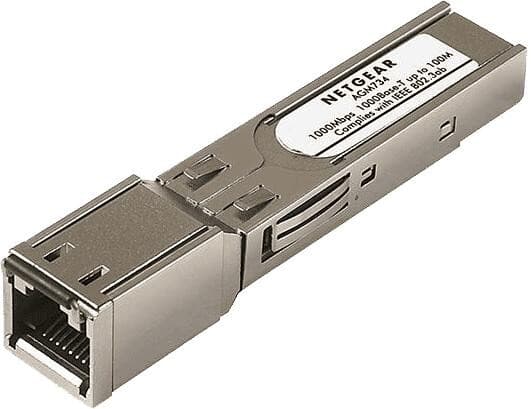 Netgear AGM734-10000S - Transceptor SFP Módulo 1000BASE-T RJ45 para Switches Gestionados
