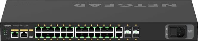 Netgear AV Line M4250-26G4F-PoE+ (GSM4230P) - Switch Gestionable AV Pro con 24 Puertos PoE+ y 4 SFP