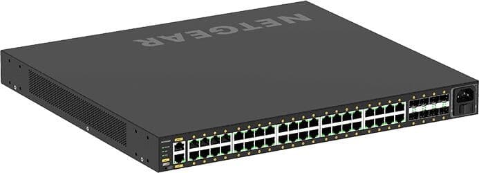 Netgear AV Line M4250-40G8F-PoE+ (GSM4248P) - Switch gestionable diseñado para AV sobre IP con 480W PoE+