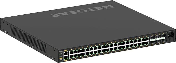 Netgear AV Line M4250-40G8XF-PoE+ (GSM4248PX) - Switch Gestionable para Pro AV con 40 puertos PoE+ (960W) y 8 Uplinks SFP+