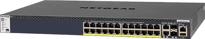 Netgear M4300-28G-PoE+ (GSM4328PA) - Switch Gestionable L3 con 480W PoE+ y Enlaces 10G