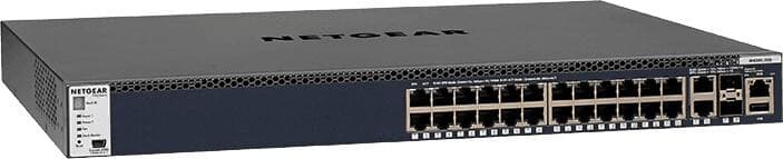 Netgear M4300-28G (GSM4328S) - Switch Gestionable L3 Stackable con 10G de Cobre y Fibra