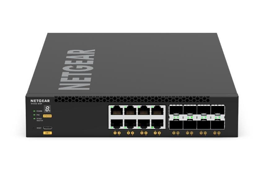 Netgear M4350-8X8F (XSM4316) - Switch Gestionable AV Line 10G Híbrido Cobre/Fibra