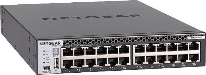 NETGEAR M4300-24X (XSM4324CS) - Switch Gestionable Apilable 10G L3 Half-Width