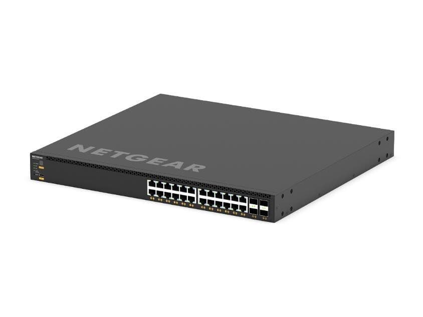 Netgear M4350-24X4V (XSM4328CV) - Switch Gestionable AV Line con 24 Puertos 10G PoE+ y 4 Uplinks SFP28