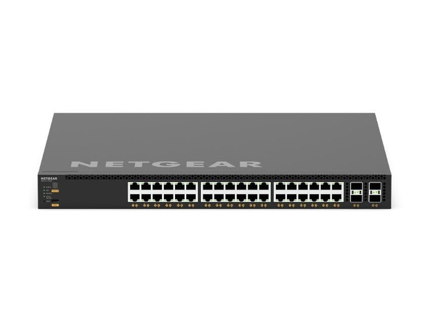 Netgear M4350-36X4V (XSM4340CV) - Switch Gestionable AV 40 Puertos 10G/Multi-Gig PoE++ y Uplinks 25G