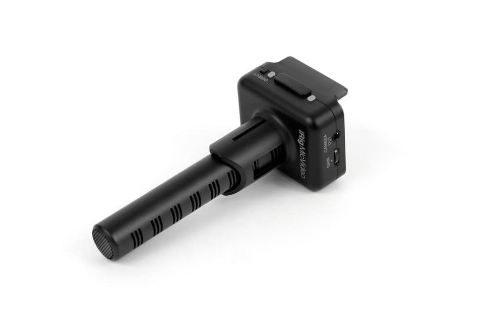 IK Multimedia iRig Mic Video – Micrófono digital tipo shotgun supercardioide para smartphone, tablet, DSLR y ordenador