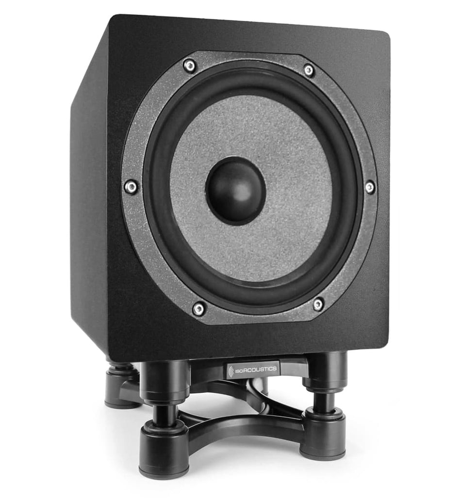 IsoAcoustics ISO 200 Sub – Soportes para aislamiento de subwoofers de estudio (1 unidad)