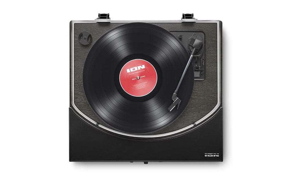 ION Audio Premier LP BK - Tocadiscos todo en uno con altavoces estéreo integrados - Negro