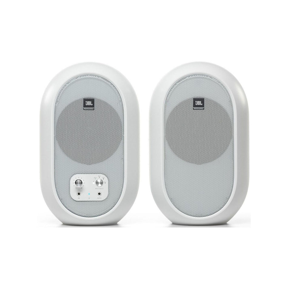 JBL 104 BTW Monitores de referencia de escritorio compactos con Bluetooth - Blanco