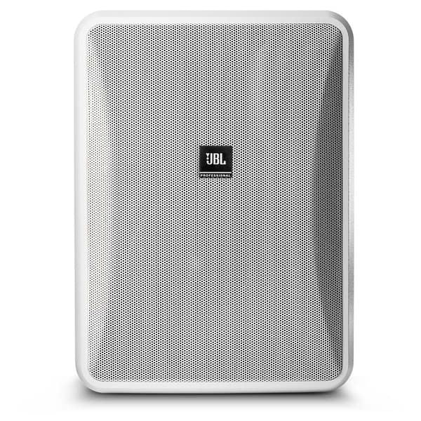 JBL CONTROL 28-1 Altavoz de Alto Rendimiento para Fondo/Primer Plano en Interiores/Exteriores - Blanco (2 unidades)