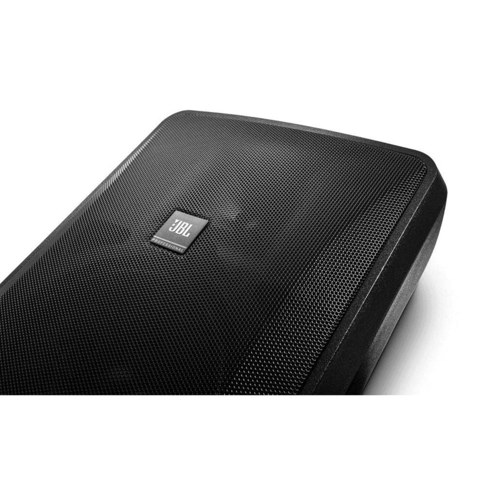 JBL CONTROL 28-1L Altavoz de fondo/primer plano para interiores/exteriores de alta potencia - Negro (2 unidades)