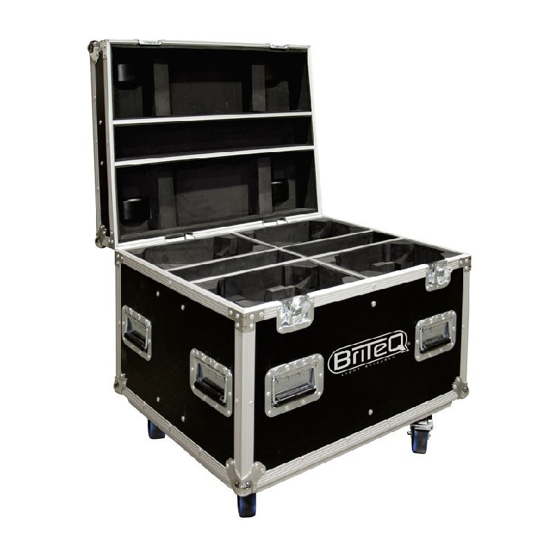 JV Case Flightcase BT-ORBIT - Caja de transporte para 4 cabezas móviles