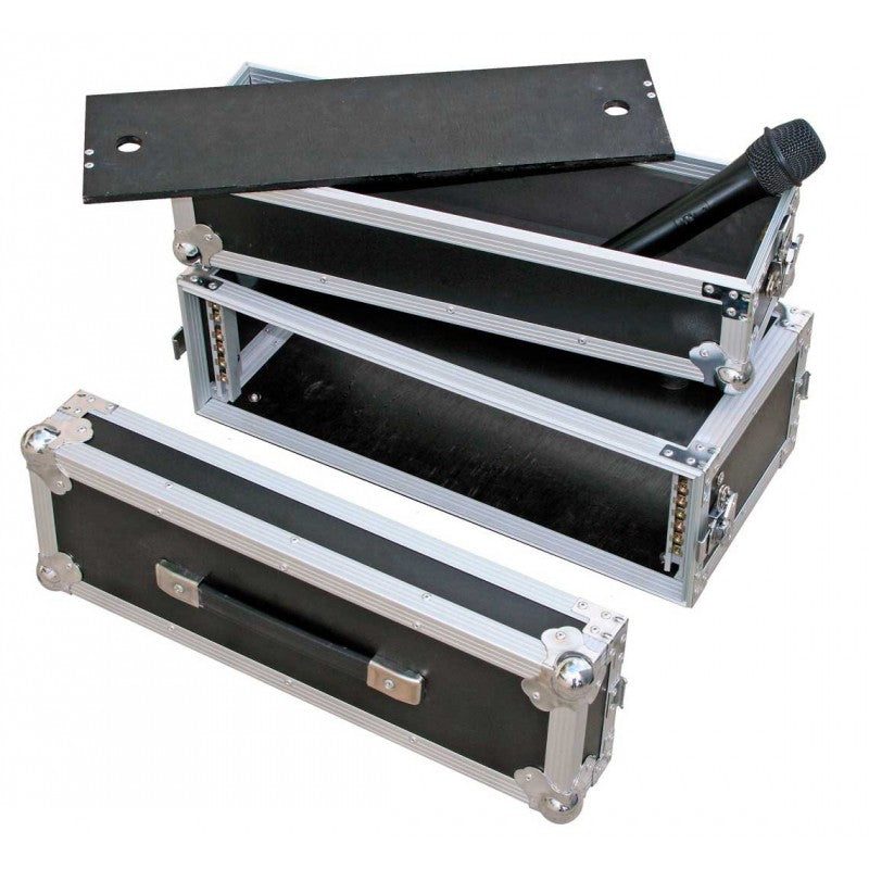 JV Case 3U Micro Case - Flightcase Rack 19" Compacto - Tempo Shop