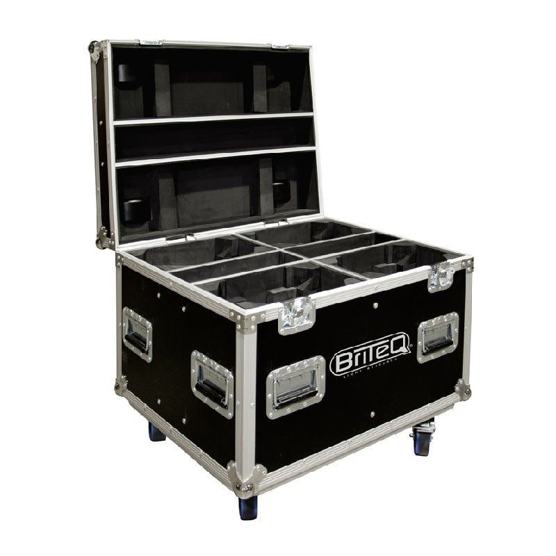 JV Case Flightcase BT-ORBIT - Caja de transporte para 4 cabezas móviles - Tempo Shop