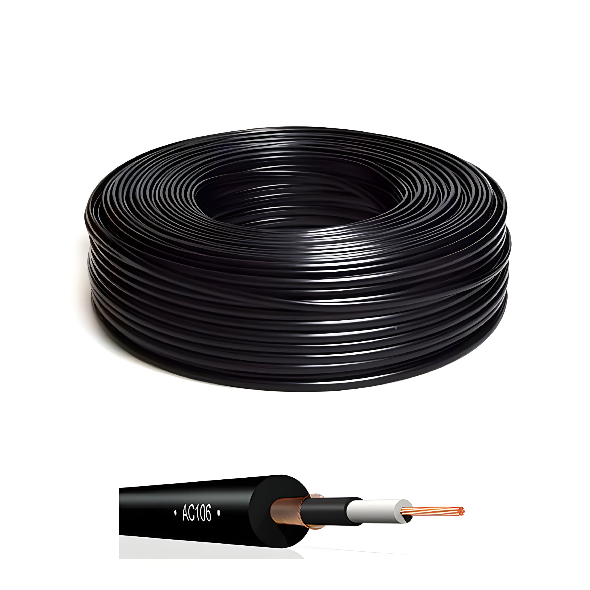 Klotz Cables AC106SW.100 - Cable Prime Audio high - flex con conductor de cobre desnudo, aislado. 50gr/m. 6,5mm diámetro. 100m - Tempo Shop