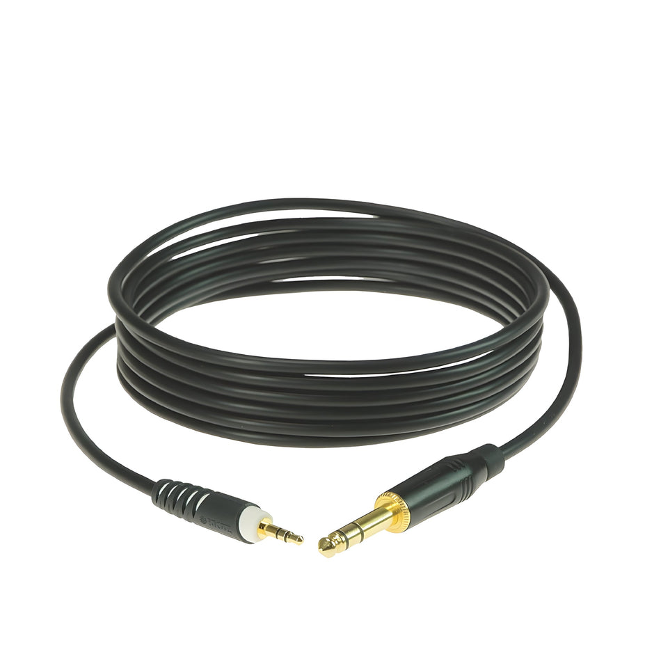 Klotz Cables AS - MJ0090 - Cable de grabación. Mini Jack - Jack Amphenol Stereo. 0,90m - Tempo Shop