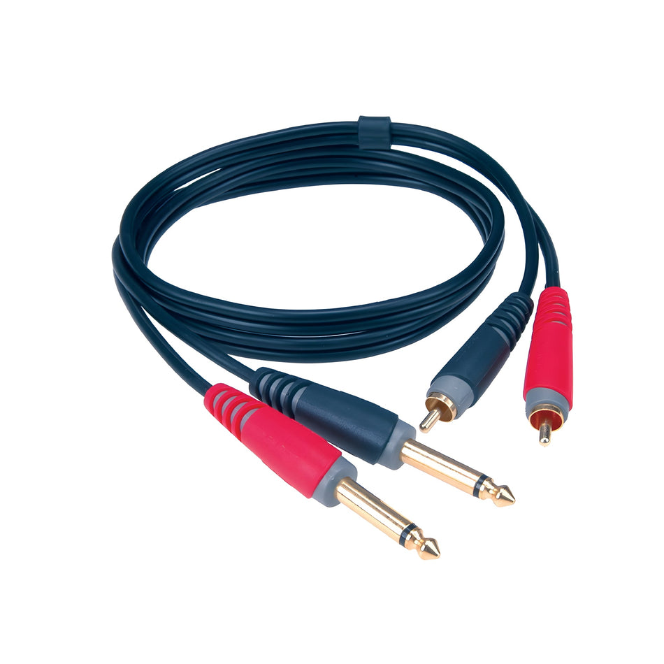 Klotz Cables AT - CJ0200 - Cable de sonido. 2x RCA - 2x Jack. 2m - Tempo Shop