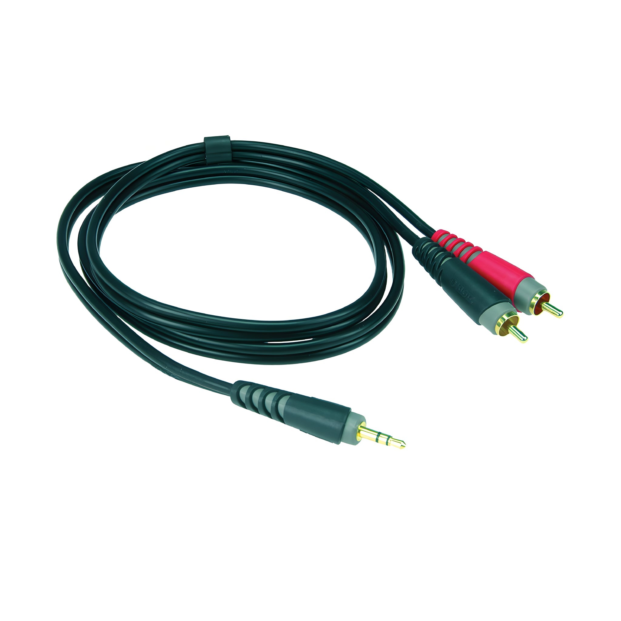 Klotz Cables AY7 - 0200 - Cable de conexión. Mini Jack Stereo - 2x RCA. 2m - Tempo Shop