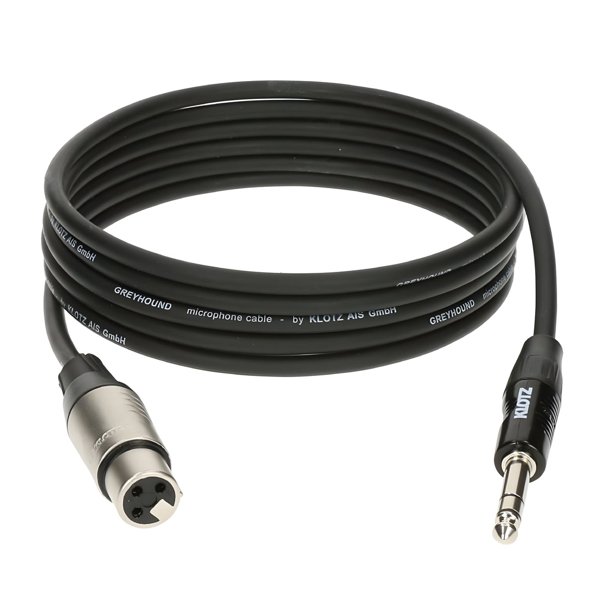Klotz Cables GRG1FP03.0 - Cable de micrófono balanceado. XLR hembra de 3 puntos - Jack Stereo. 3m - Tempo Shop