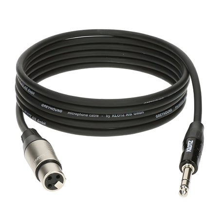 Klotz Cables GRG1FP03.0 - Cable de micrófono balanceado. XLR hembra de 3 puntos - Jack Stereo. 3m - Tempo Shop