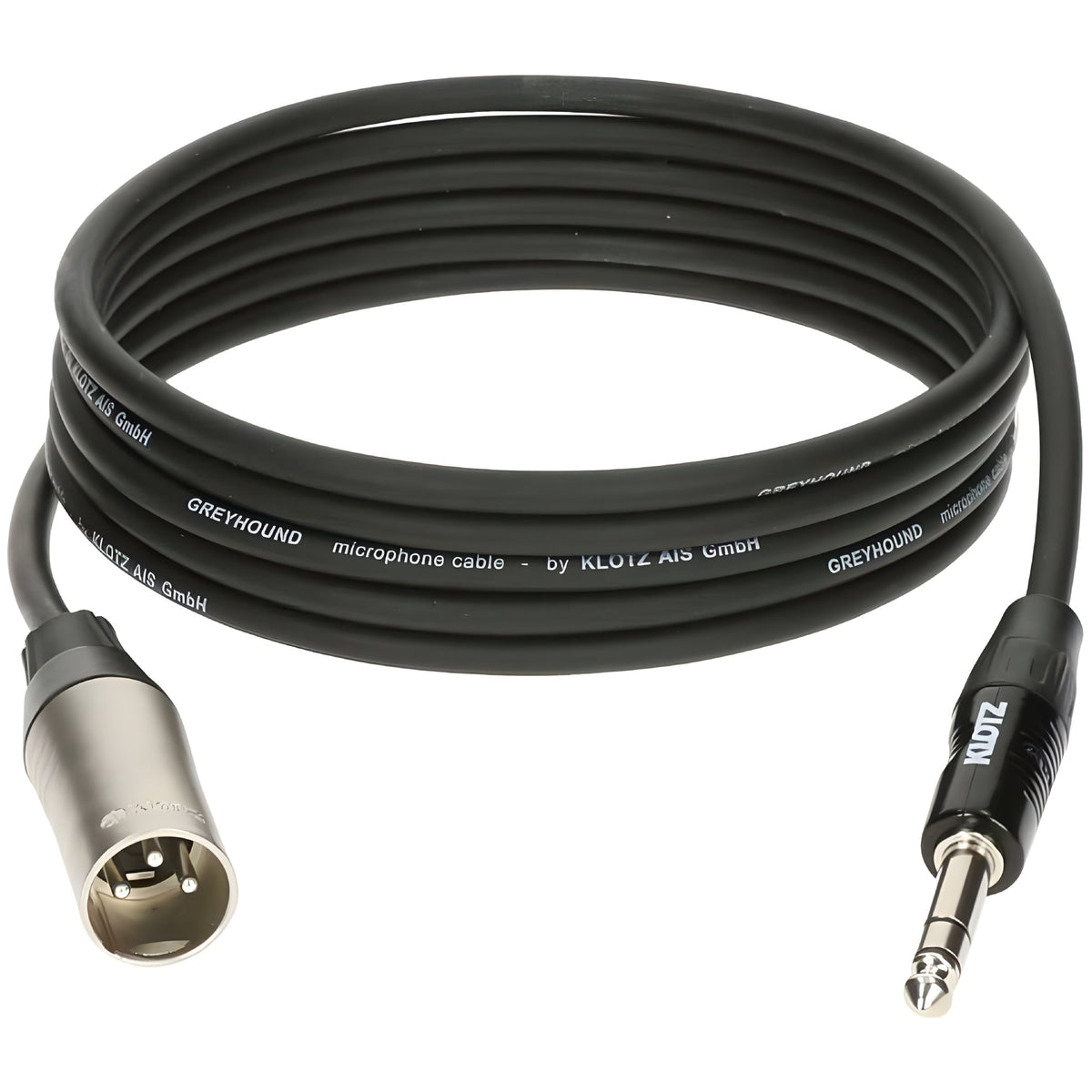 Klotz Cables GRG1MP03.0 - Cable de micrófono balanceado. XLR macho de 3 puntos - Jack Stereo. 3m - Tempo Shop