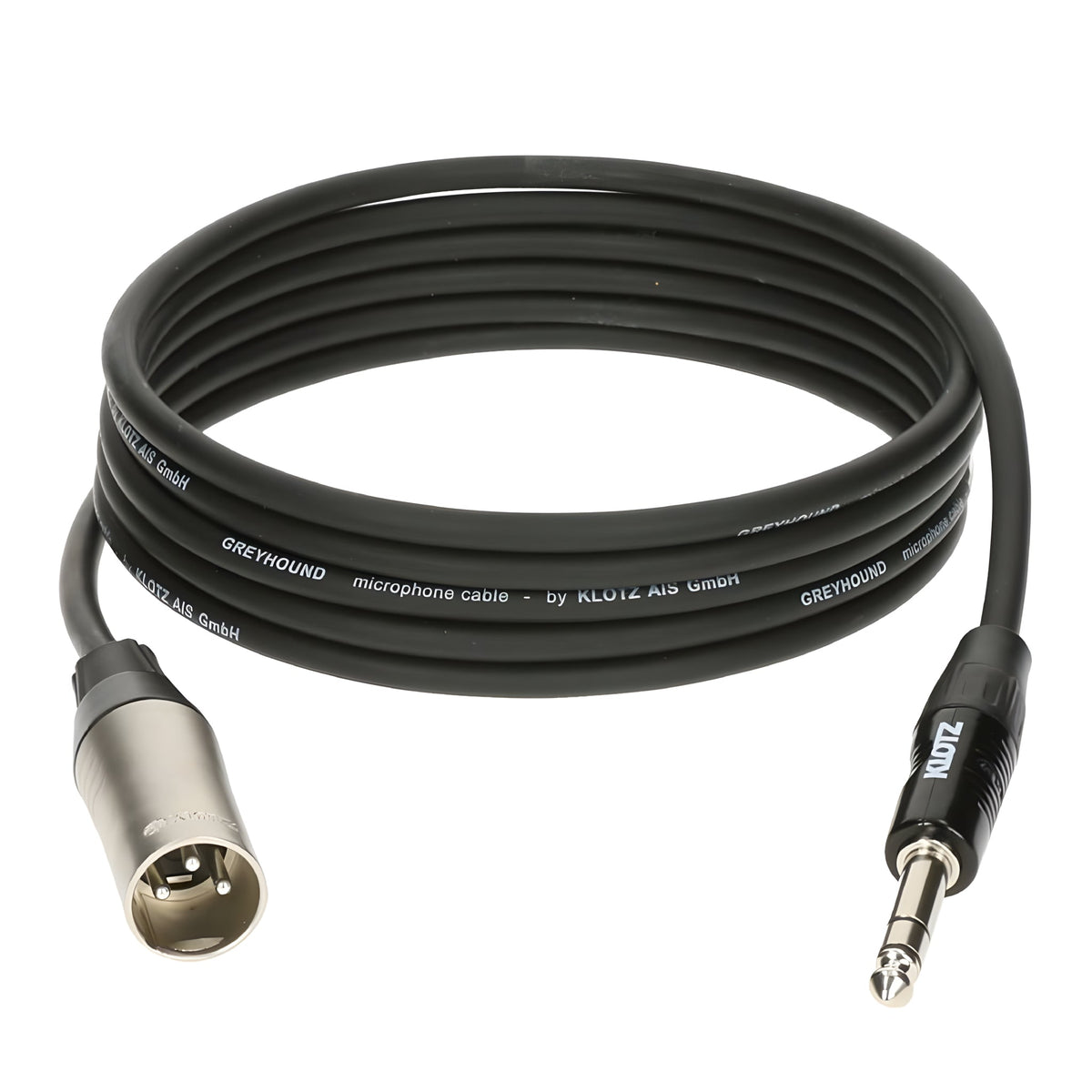 Klotz Cables GRG1MP10.0 - Cable de micrófono balanceado. XLR macho de 3 puntos - Jack Stereo. 10m - Tempo Shop