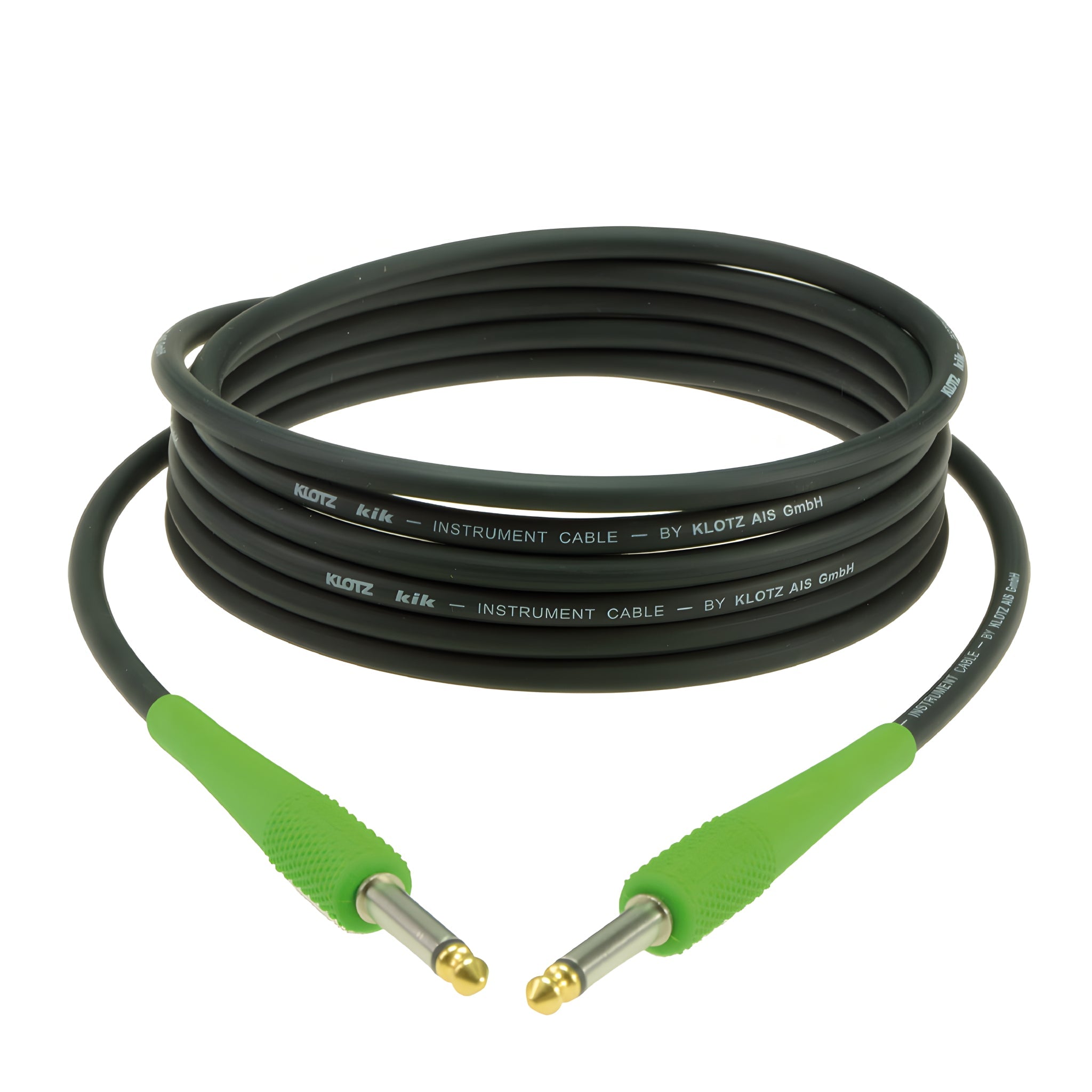Klotz Cables KIKC6.0PP4 - Cable para instrumento. Jack Mono - Jack Mono. 6m. Verde - Tempo Shop