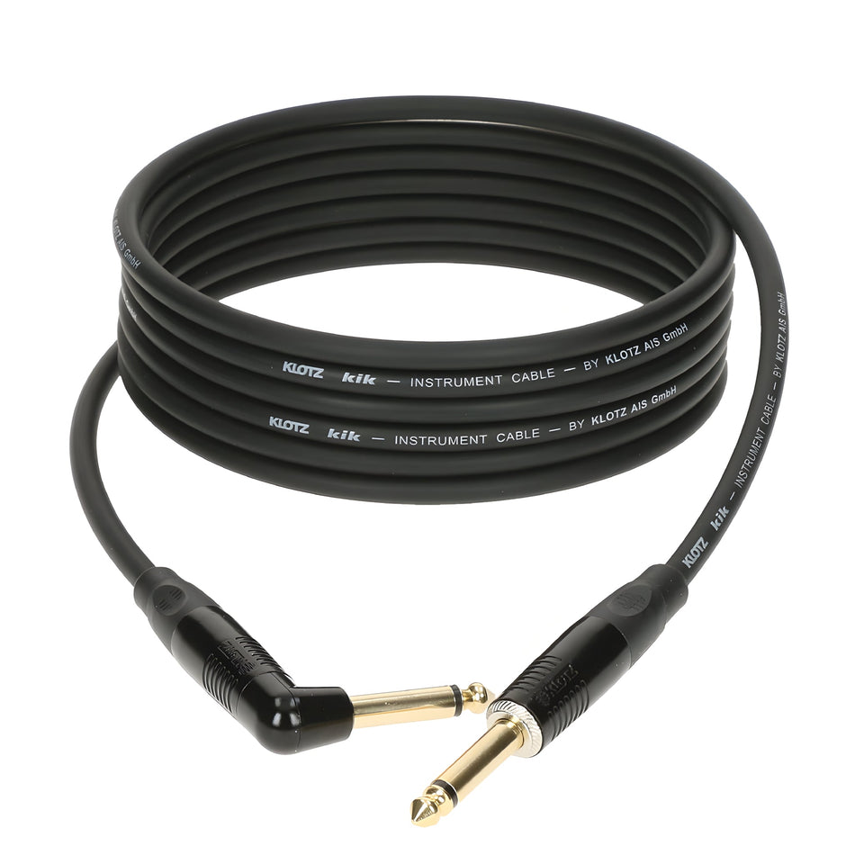 Klotz Cables KIKKG3.0PRSW - Cable para instrumento. Jack Mono acodado - Jack Mono. 3m - Tempo Shop