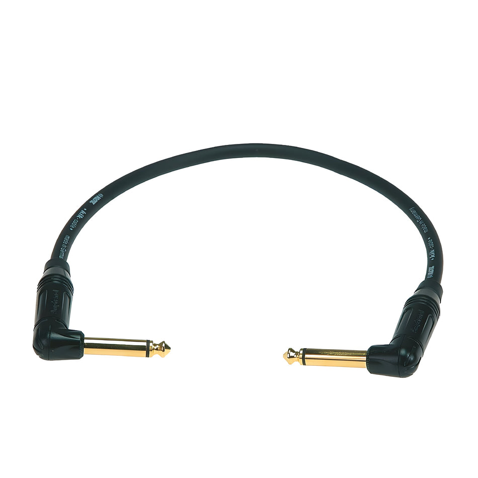 Klotz Cables KIKPA030RR - Cable patch para pedales. Jack Mono - Jack Mono. 0,3m - Tempo Shop