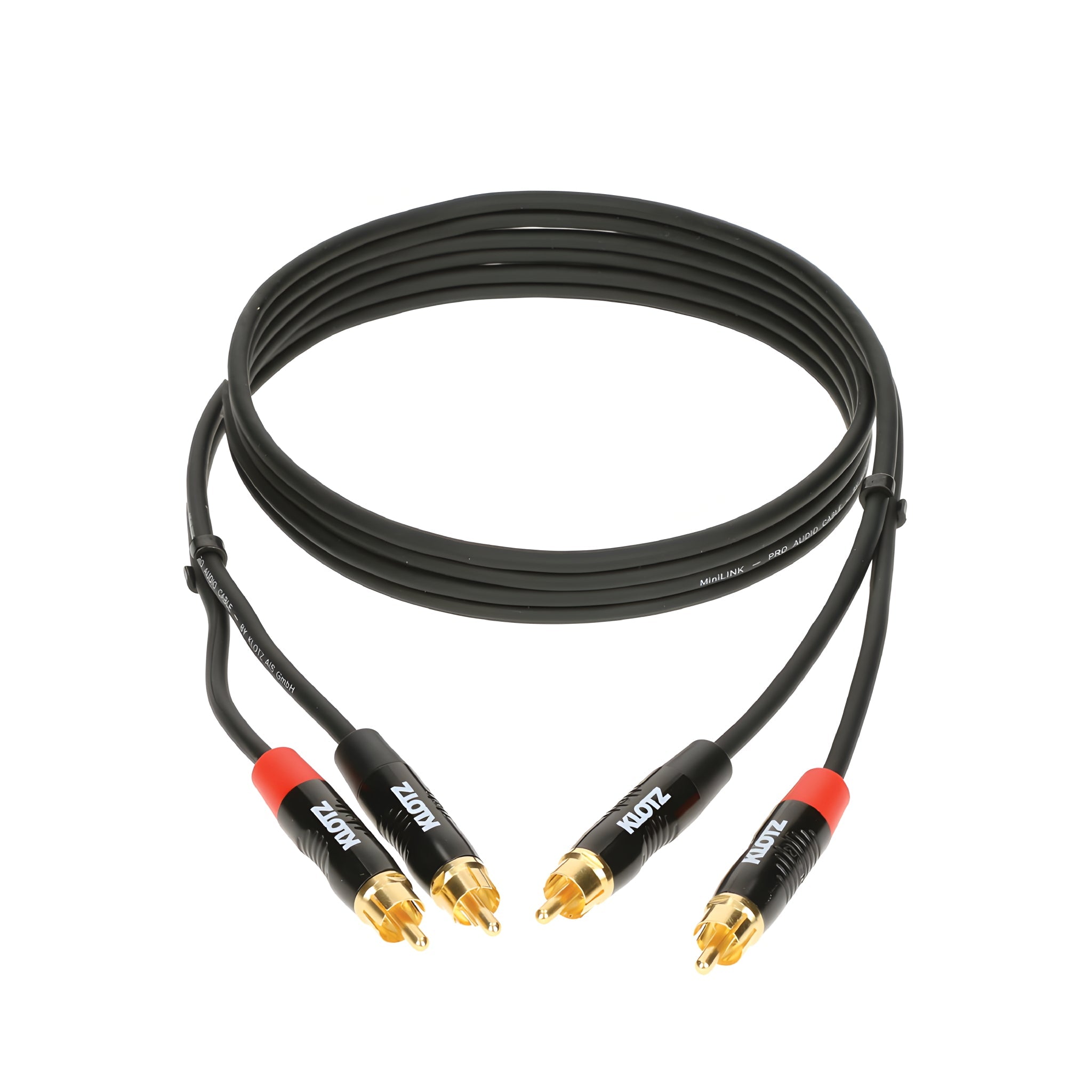 Klotz Cables KT - CC150 - Cable de sonido. 2x RCA dorado - 2x RCA. 1,5m - Tempo Shop