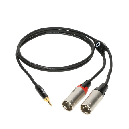 Klotz Cables KY9 - 300 - Cable de sonido. Mini Jack Stereo - 2x XLR Macho. 3m - Tempo Shop