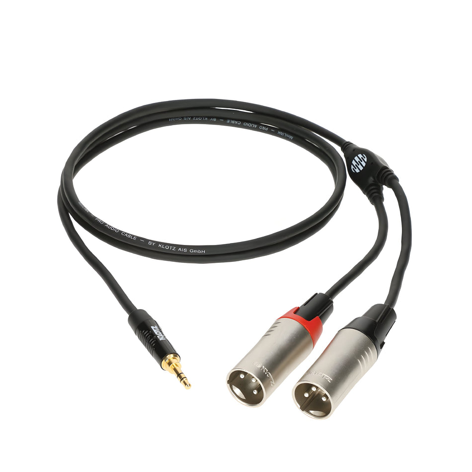 Klotz Cables KY9 - 300 - Cable de sonido. Mini Jack Stereo - 2x XLR Macho. 3m - Tempo Shop