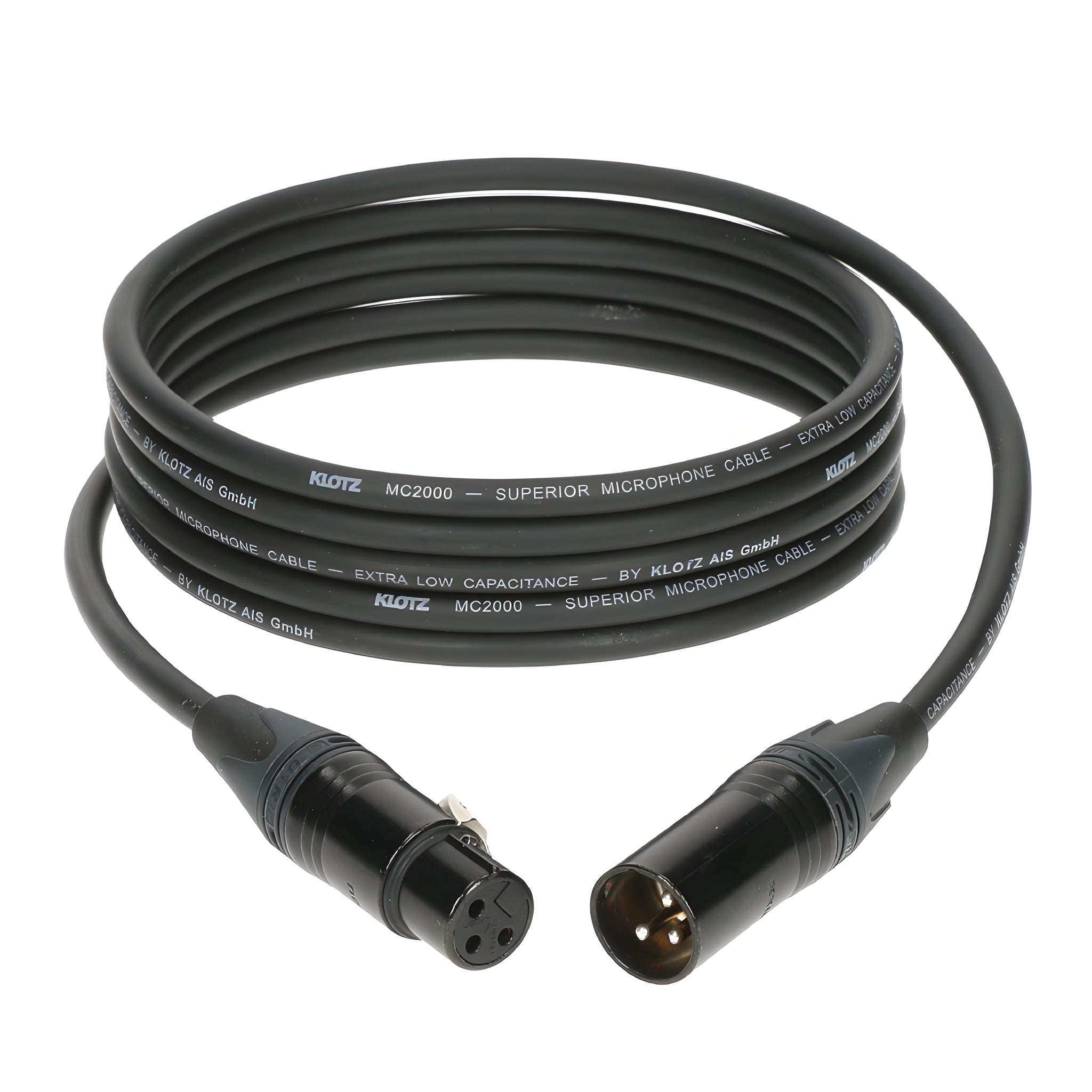 Klotz Cables M2FM1 - 0750 - Cable de micrófono. XLR macho Neutrik - XLR hembra Neutrik. 7,5m - Tempo Shop