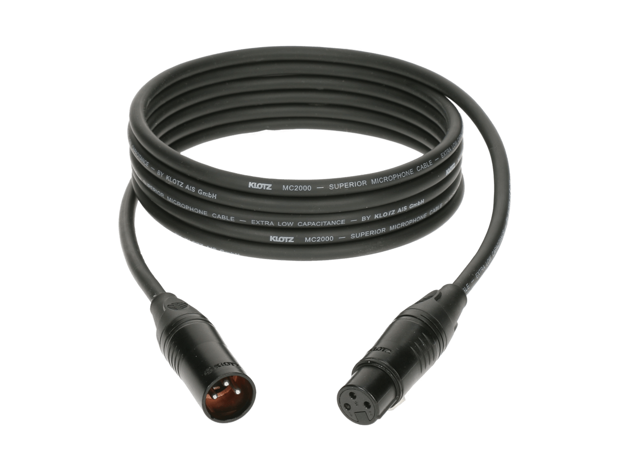 Klotz Cables M2KB1FM - 0300 - Cable de micrófono. XLR macho - XLR hembra. 3m - Tempo Shop