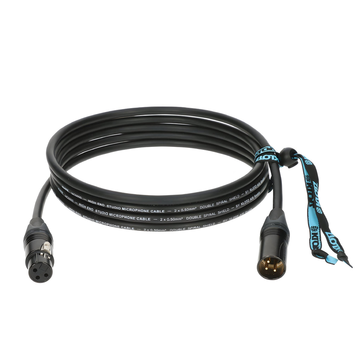 Klotz Cables M5FM06 - Cable de micrófono Hi - Fi de alta calidad. XLR macho Neutrik - XLR hembra Neutrik. 6m - Tempo Shop