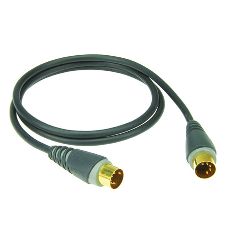 Klotz Cables MID - 018 - Cable de conexión MIDI. MIDI macho - MIDI macho. 5 puntos de contacto. 1,80m - Tempo Shop