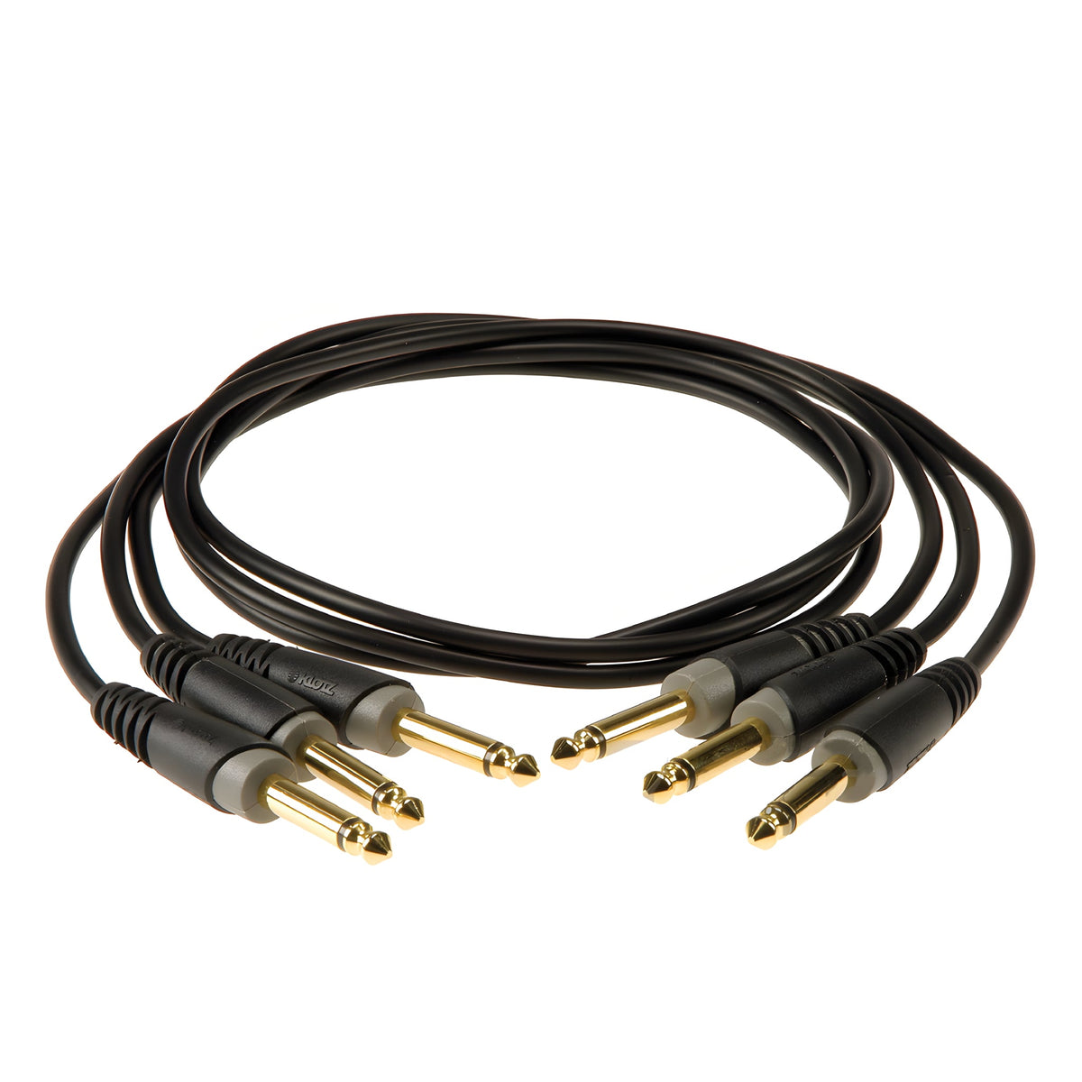 Klotz Cables PP - JJ0030 - 3x Cables patch para pedales. Jack mono - Jack mono . Sin balancear. 0,3m - Tempo Shop