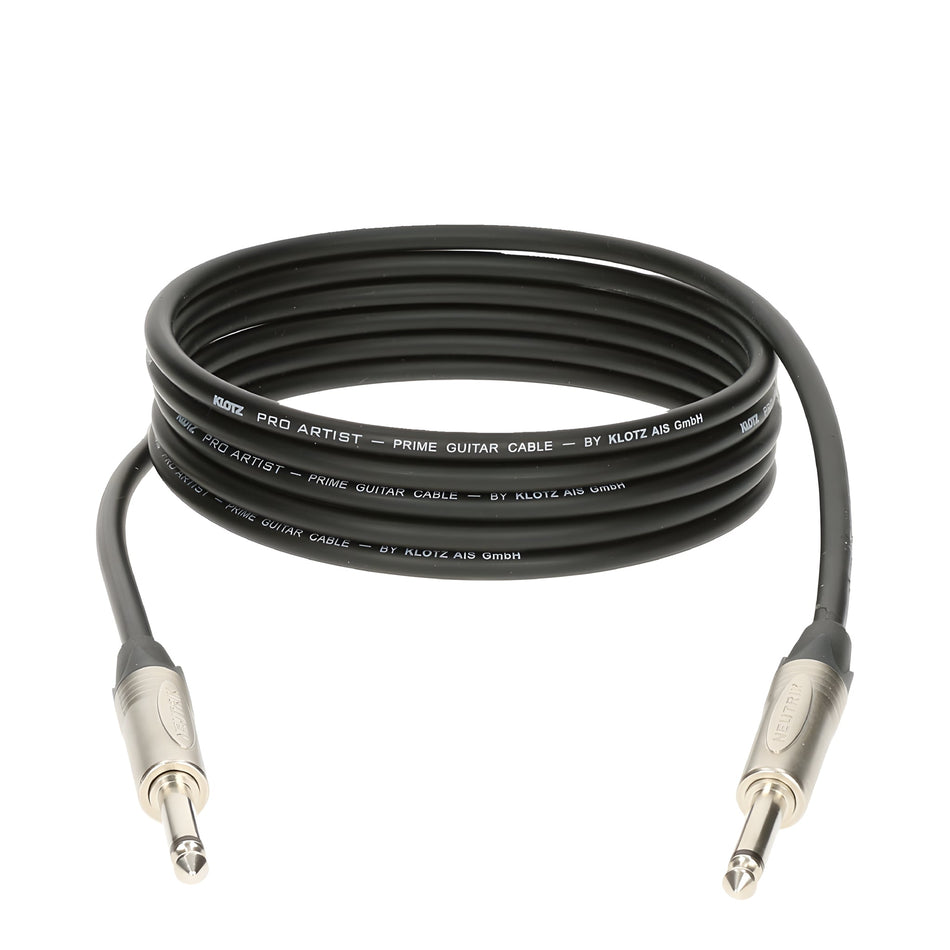 Klotz Cables PRON030PP - Cable de instrumento. Jack mono Neutrik - Jack mono Neutrik. 3m - Tempo Shop