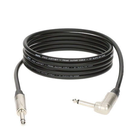 Klotz Cables PRON060PR - Cable de instrumento. Jack mono acodado Neutrik - Jack mono Neutrik. 6m - Tempo Shop