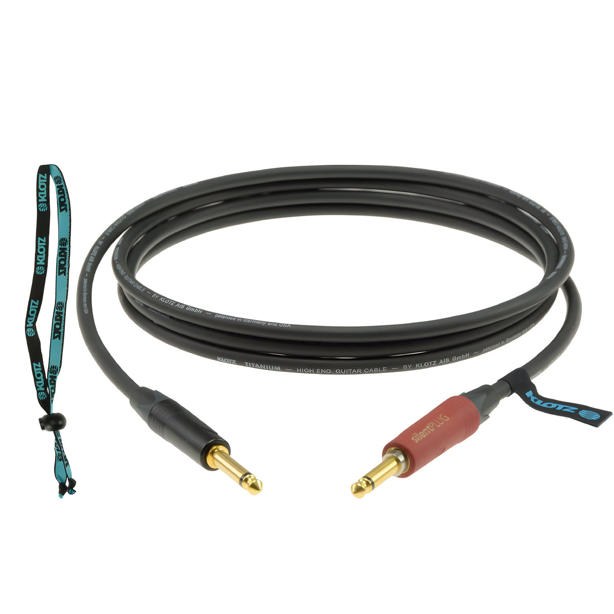 Klotz Cables TI - 0300PSP - Cable de instrumento. Jack mono Neutrik - Jack mono Neutrik. 3m - Tempo Shop