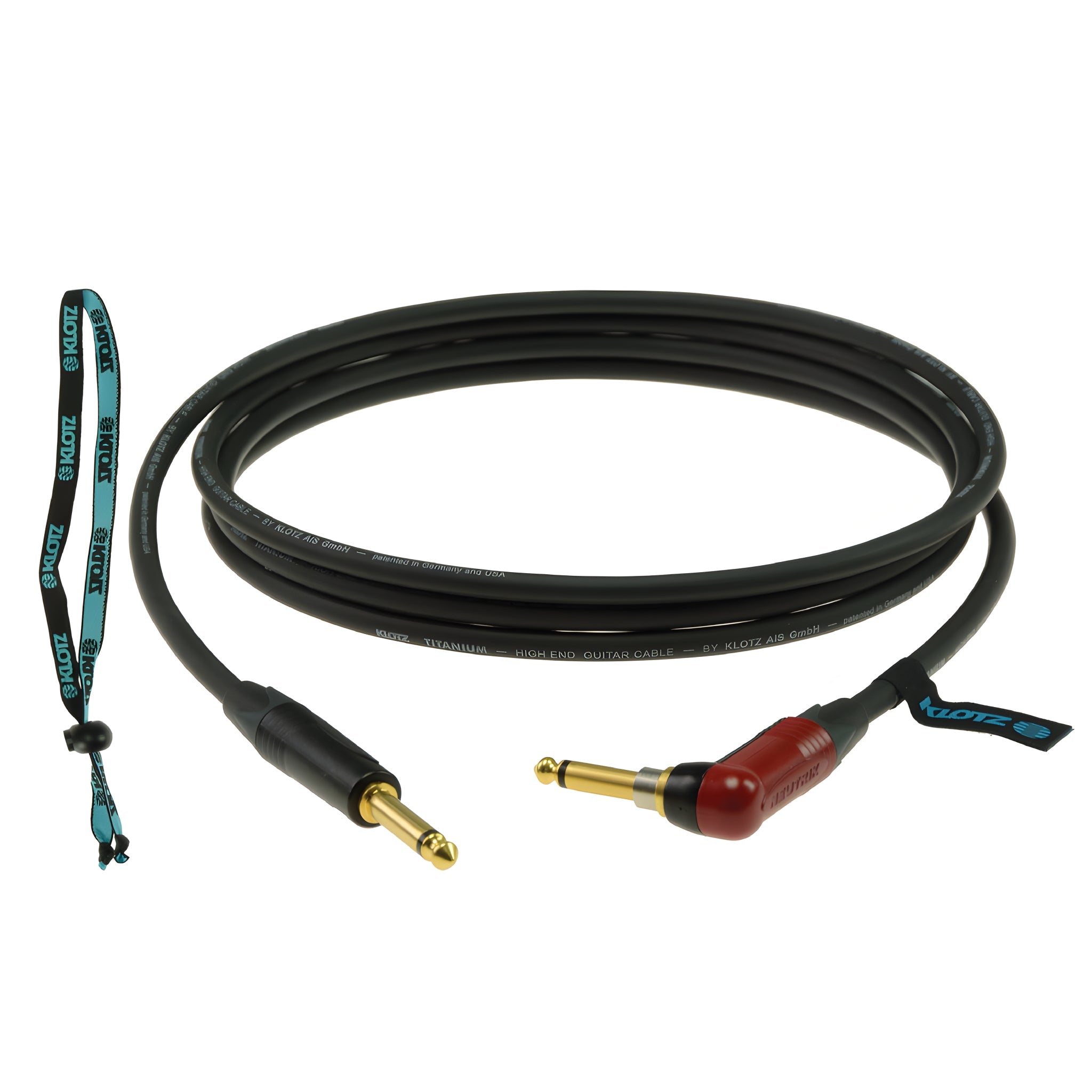 Klotz Cables TIR0450PSP - Cable de instrumento. Jack mono acodado Neutrik - Jack mono Neutrik. 4,5m - Tempo Shop
