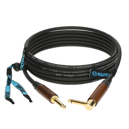 Klotz Cables TIW0900PR - Cable de instrumento. Jack mono acodado Neutrik - Jack mono Neutrik. 9m - Tempo Shop
