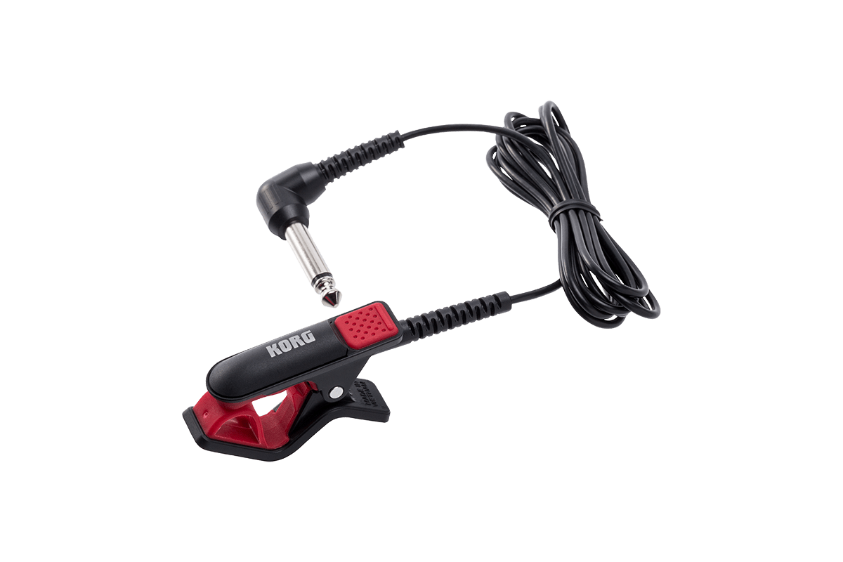 KORG CM - 300 - BKRD - Micrófono piezoeléctrico de pinza para afinadores. Rojo/negro - Tempo Shop