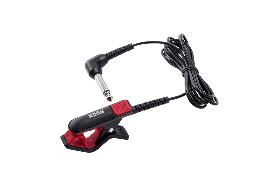 KORG CM - 300 - BKRD - Micrófono piezoeléctrico de pinza para afinadores. Rojo/negro - Tempo Shop